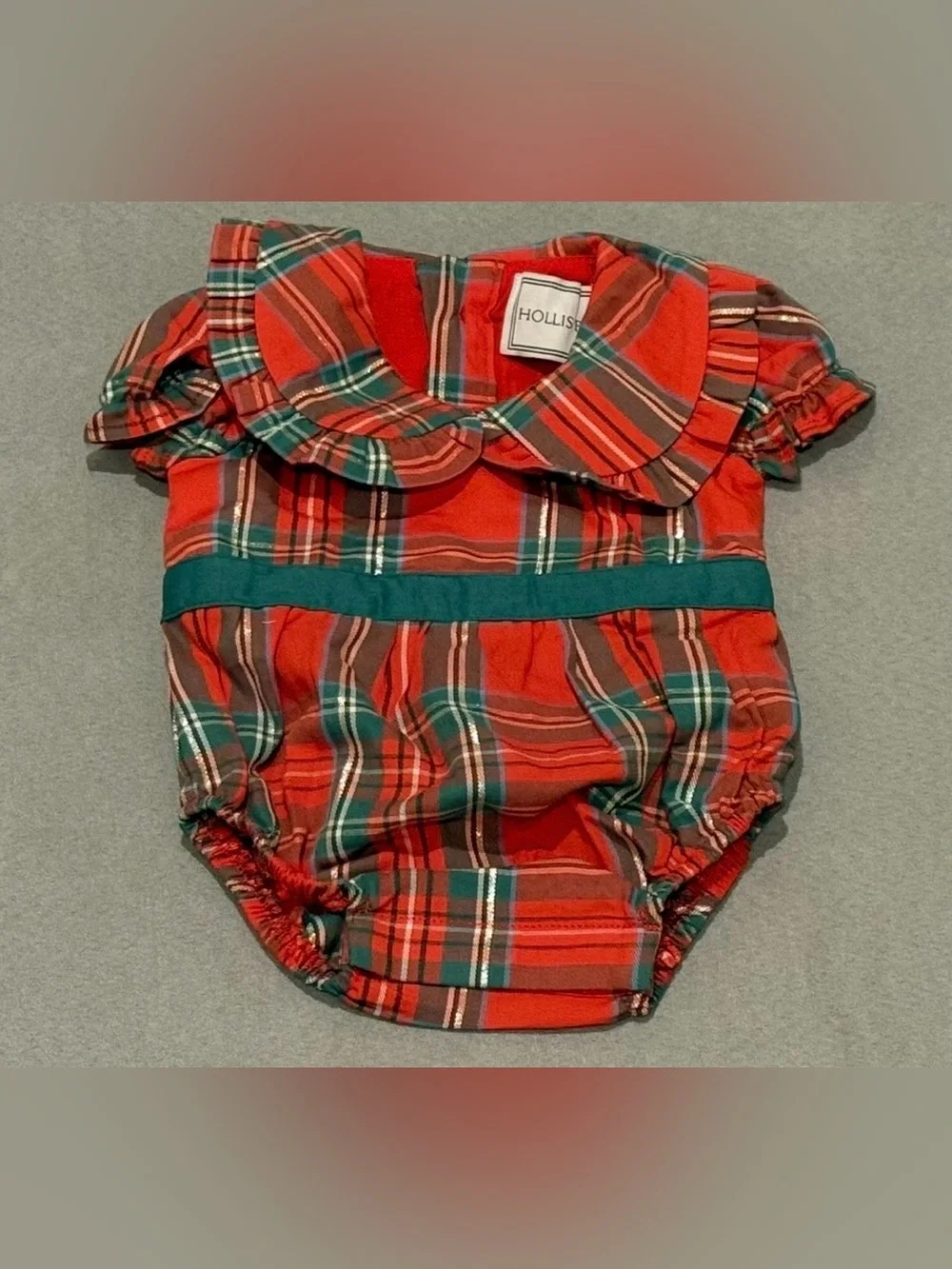 Hollis baker holiday plaid bubble
